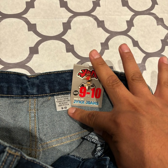 Vintage Jynx Jeans Kids 9-10 Made In USA Y2K Baggy Wide JNCO Skater Rare New - Picture 8 of 11